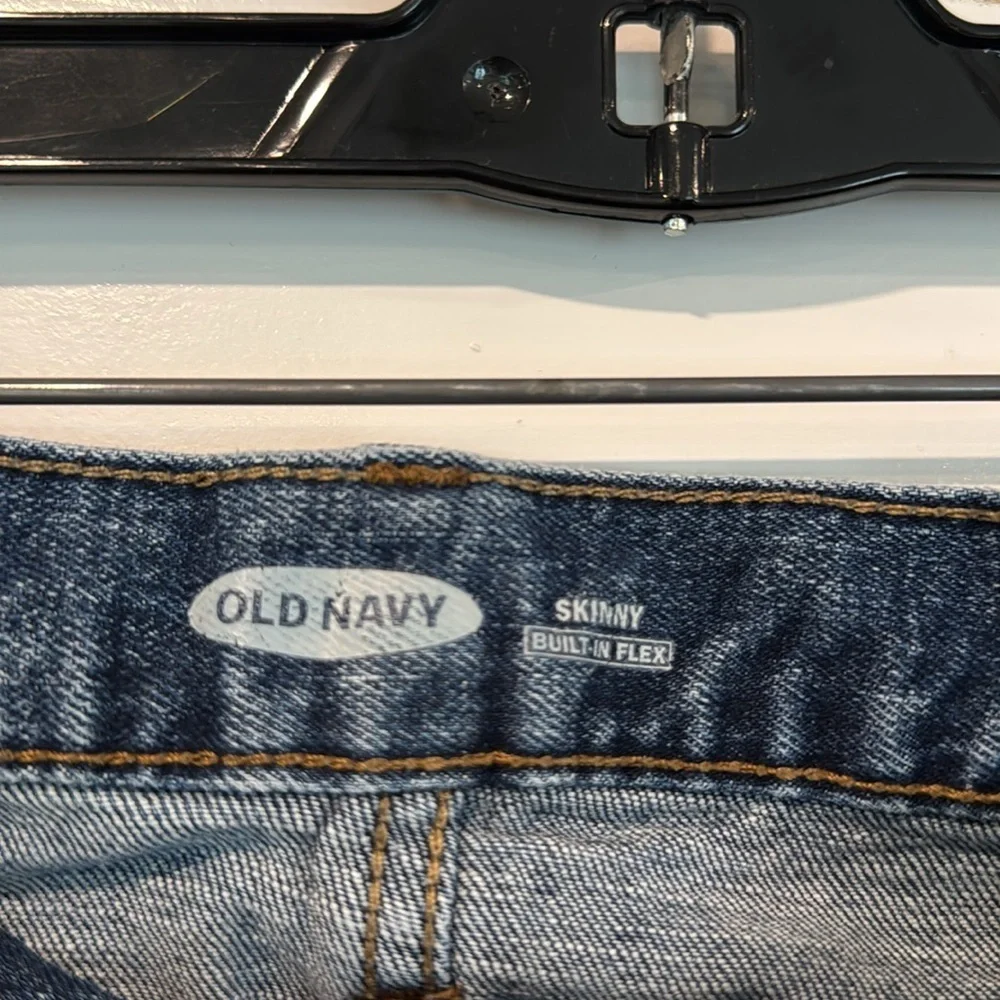 Old Navy Blue Skinny Jeans Classic Style Boys Size 29x30 12-14yrs old